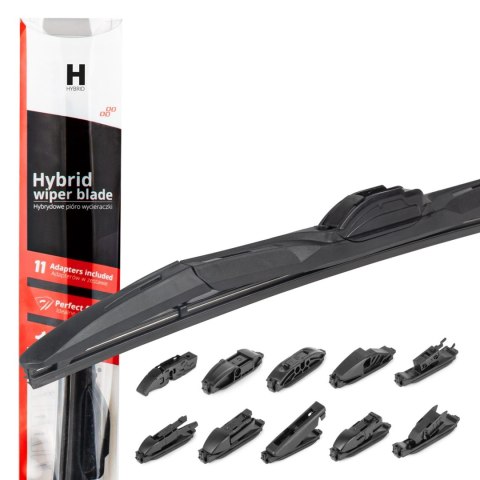 Pióro wycieraczki amio hybrid multiconnect 28" 700mm 70cm 11 adapterów amio-02213