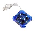 EA150B Esperanza usb 2.0 hub 4x usb star niebieski