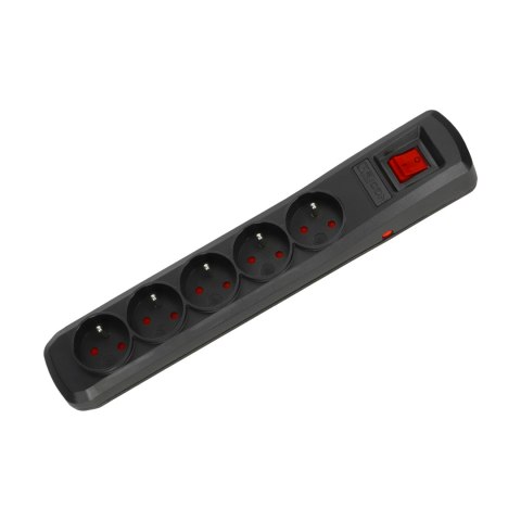 Listwa zasilająca R5 5g 3m czarna ARcon