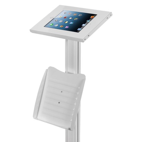 Stojak reklamowy do tabletu Maclean, podłog. z blokadą, 9.7?/10.2? iPad, 10.5? iPad Air/iPad Pro, 10.1" Samsung Galaxy Tab A (2