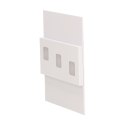 LEPUS LED 1,2W, oprawa schodowa natynkowa, 12V DC, 100lm, 3000K, biała