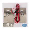 LEPUS LED 1,2W, oprawa schodowa natynkowa, 12V DC, 100lm, 3000K, biała