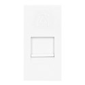 NOEN RJ11, gniazdo modułowe 22,5x45mm telefoniczne RJ11, białe