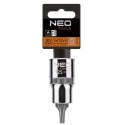 Końcówka Torx na nasadce 1/2", T25 x 55 mm