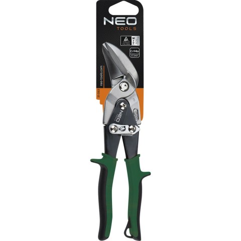 Nożyce do blachy 240 mm, odgięte prawe