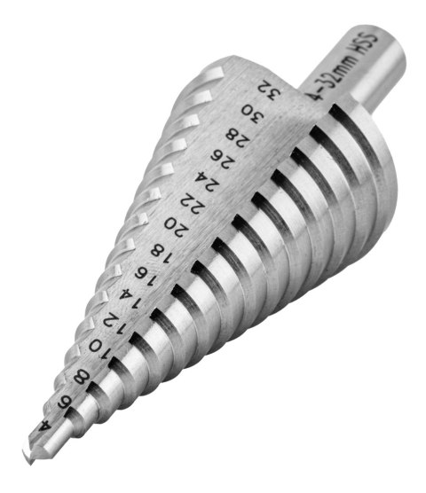 Wiertło stopniowe, 4-32 mm