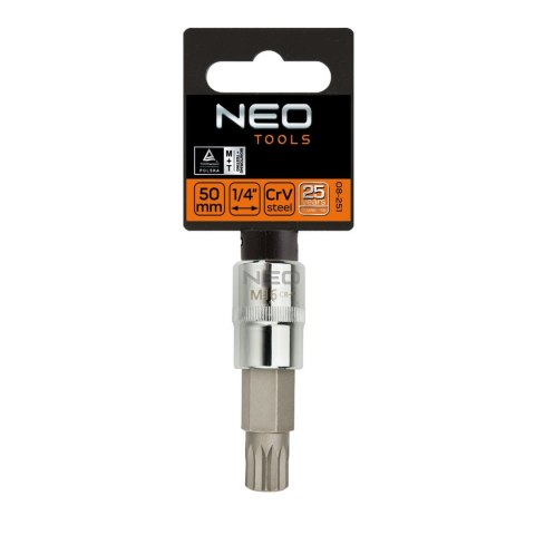 Końcówka Spline na nasadce 1/2", M12 x 55 mm