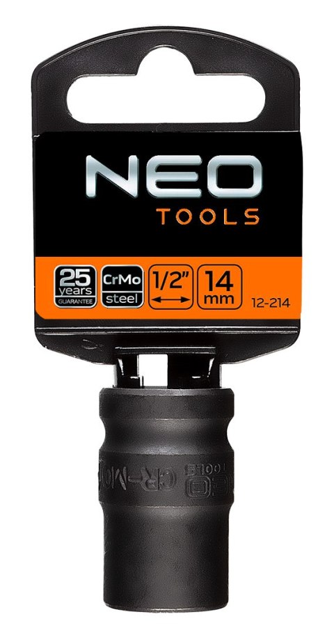 Nasadka udarowa 1/2", 14 x 38 mm, CrMo