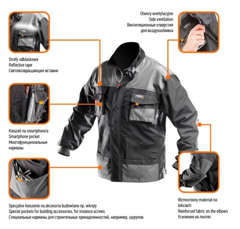 Bluza robocza HD, rozmiar LD/54