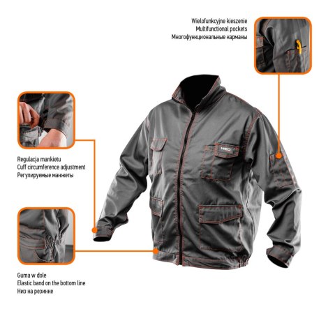 Bluza robocza BASIC, rozmiar LD/54