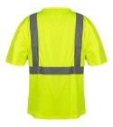 T-shirt ostrzegawczy, żółty, rozmiar L
