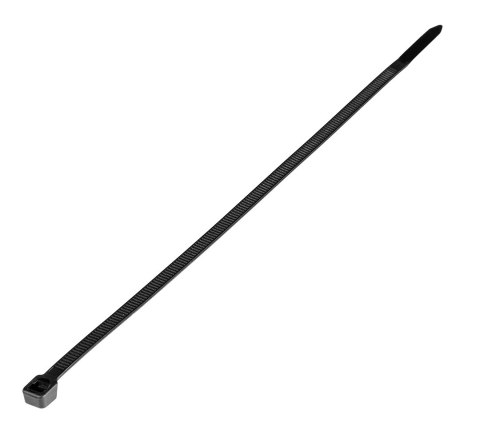Opaski zaciskowe 3.6 x 200 mm, 100 szt., czarne