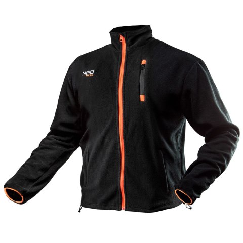 Bluza polarowa, czarna, rozmiar XL/56