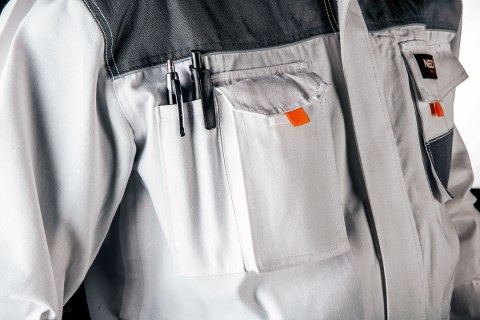 Bluza robocza biała, HD, rozmiar M/50