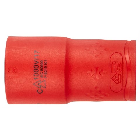 Klucze nasadowe 1000V, 19szt.