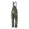 Ogrodniczki robocze CAMO olive, rozmiar L