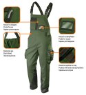 Ogrodniczki robocze CAMO olive, rozmiar L
