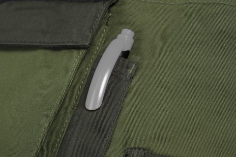 Ogrodniczki robocze CAMO olive, rozmiar XL