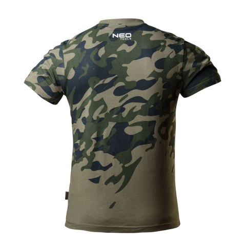 T-shirt roboczy z nadrukiem CAMO, rozmiar M