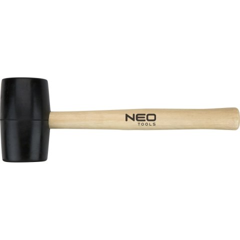 Młotek gumowy 50 mm, 340 g, trzonek drewniany