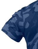 T-shirt roboczy Camo Navy, rozmiar M