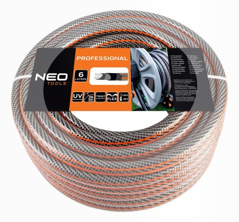 Wąż ogrodowy 1/2" x 30 m, 6-warstwowy NEO PROFESSIONAL