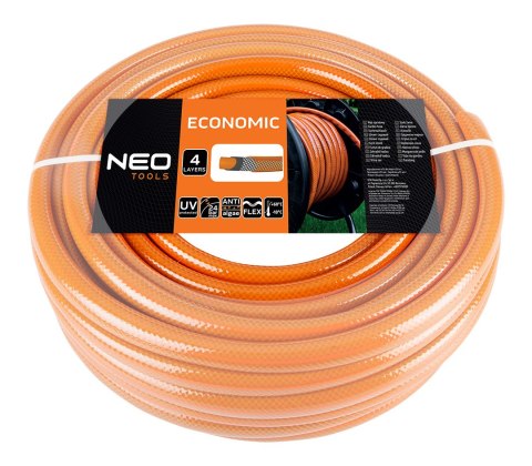 Wąż ogrodowy 3/4" x 20 m, 4-warstwowy NEO ECONOMIC