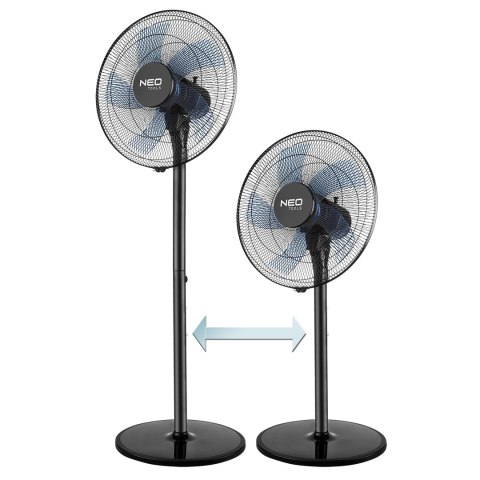 Wentylator podłogowy 50W, śr. 40 cm, 3 prędkości, oscylacja