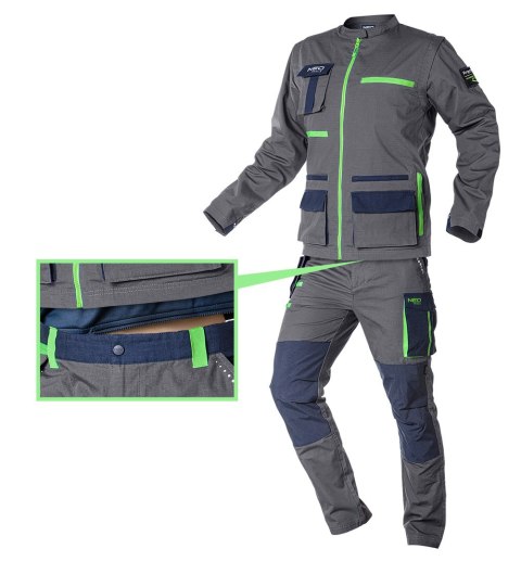 Bluza robocza PREMIUM, 100% bawełna, ripstop, rozmiar XXXL