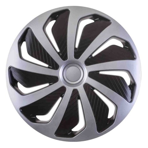 Kołpak samochodowy czarno srebrny wind 14" cali