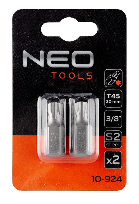 Końcówka Torx T45 x 30 mm, S2, 2 szt.