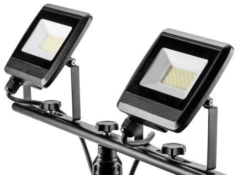 Reflektor podwójny 2x30W SMD LED 5100lm na statywie 1.8m