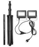 Reflektor podwójny 2x30W SMD LED 5100lm na statywie 1.8m