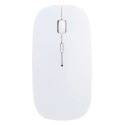 AK278D Mysz optyczna slim bezprz. biała