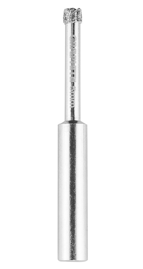 Wiertła diamentowe 5 - 12 mm z prowadnicą, zestaw 6 szt.