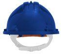Kask ochronny atestowany, niebieski