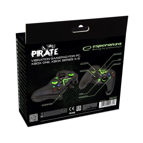 EGG114K Esperanza gamepad pc/xbox one/xbox series x/s usb pirate