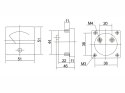 5858# Miernik analogowy amperomierz kwadrat 5a + bocznik