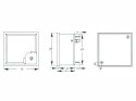 51-330# Miernik analogowy voltomierz kwadrat duży 300v