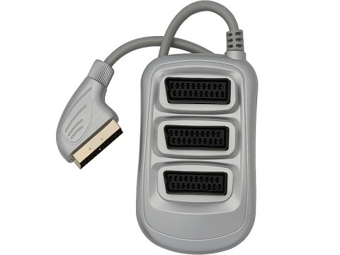 91-106# Rozgałęźnik wtyk scart-3 gniazdo scart digital