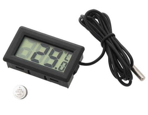 50-310# Termometr panelowy blow lcd czarne th001
