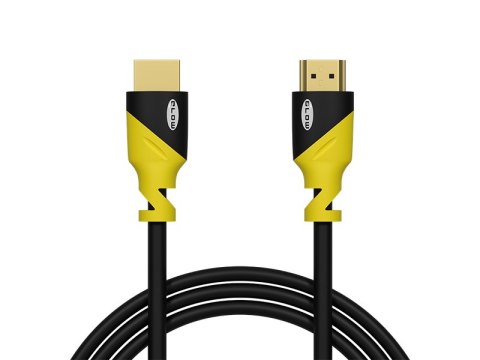 92-655# Przyłącze hdmi-hdmi yellow proste 3m 4k`