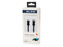 66-143# Przyłącze usb-c -iphone 1m plecionka