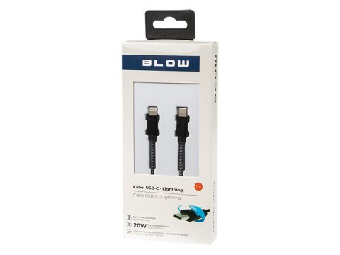 66-143# Przyłącze usb-c -iphone 1m plecionka