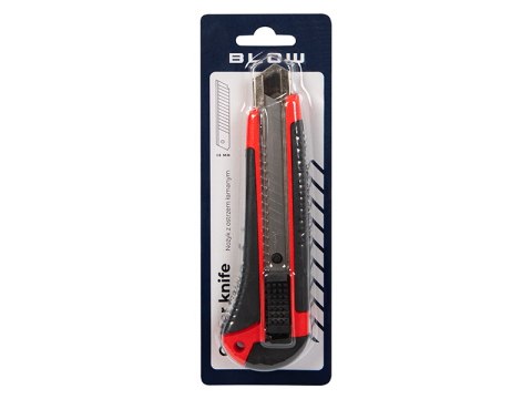 2686# Nożyk łamany 18mm metalowy introligatorski blow