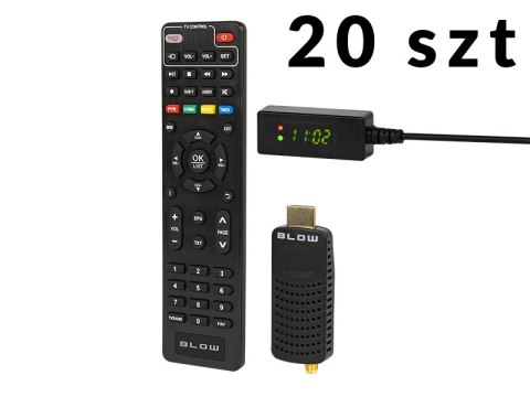 77-055# Dekoder tuner dvb-t2 blow 7000fhdmini opakowanie