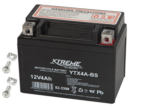 82-330# Akumulator motocyklowy 12v 4ah xtreme