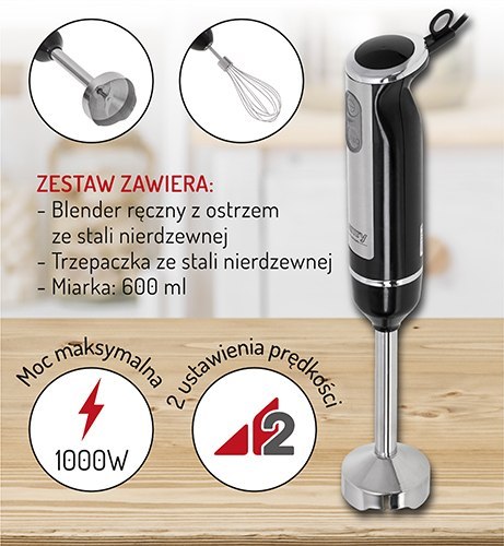 CR 4621 Blender ręczny - mini zestaw 2 w 1