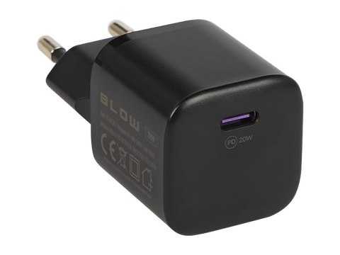 76-012# Ładowarka sieciowa gniazdo usb-c pd 20w mini