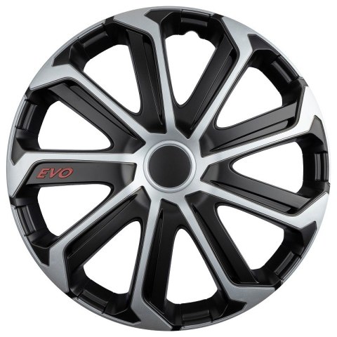 Kołpak samochodowy evo black&silver 14" cali